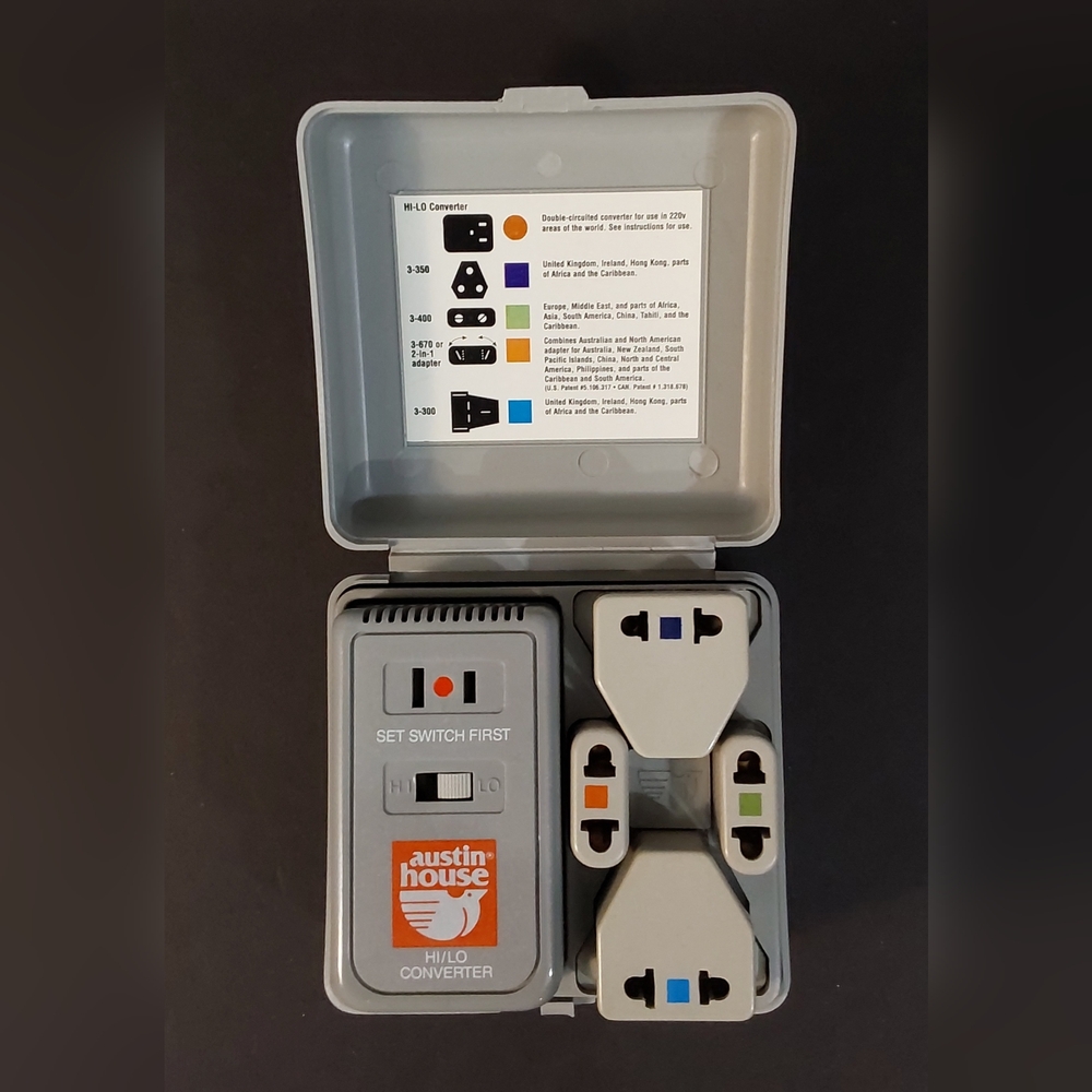 AUSTIN HOUSE / TRAVEL KIT for Electrical Conversion / 1 lb./3 oz weight
